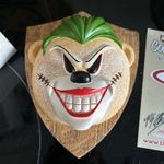 Bad Taste Bears Collectible Joker Plaque. Batman Limited Edition with coa