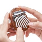 8 KEY MINI KALIMBA EXQUISITE FINGER THUMB PIANO MARIMBA MUSICAL PENDANT GIFT UK
