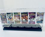 Pokemon TCG 6 Slot Acrylic Booster Pack Dispenser - Clear & Stackable