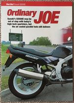 SUZUKI GS500E Road Test Motor Cycling Reprint MAR 1994 WHAT BIKE?