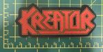 Kreator Cut Out Logo Woven Sew On Patch Officially Licensed Item