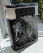 Air Fan Cooler Conditioner Unit Night Light Beach Spray Air Flow Garden Water UK