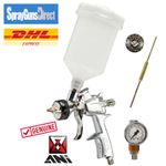 ANi F160 Silver HPS 1.3 Spray Gun Kit with 1.8 Nozzle & Needle + RP/1 Gauge