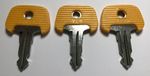 3x IGNITION KEY 701 - KEY 701 JUNGHEINRICH - ANT - BT