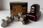 Antique Dux Kino Model 3 Film Projector With 6 Films & Original Box UNTESTED