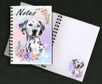 Dalmatian Dog Notebook/Notepad with small image on every page by Starprint