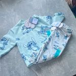 Primark Disney Stitch 2pc Pyjama Lounge Set Long Sleeve 6-9 Months
