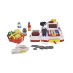 Play Cash Register Cash Register Kids Cash Register with Treadmill incl Shopping Basket 45055 NEW