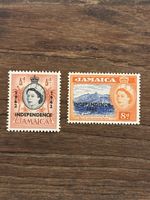 Jamaica. Independence Issues. 1962/3. 1/2d SG 181 MH. 8d SG 187 MNH.