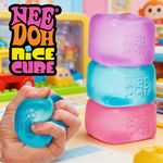 Nice Cube Nee Doh Stress Ball Sensory Toys Needohs Fidget Anxity Groovy Blue