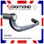 Diamond - Drop-Down Brake Lever Guard - Brake Protector - For most motorcycles