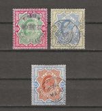 INDIA 1902/11 SG 144/147 USED