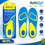Scholl Gel Activ Work Professional Insoles Boot Shoe Comfort Pads Small Large