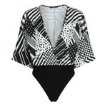 Wholesale Joblot Womens Bodysuits 15 x Black & White Geo Body Suits Tops BNWT