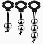2026 Male Penis Weight Ring Metal Ball Stretcher Enhancer Enlarger Extender Tool