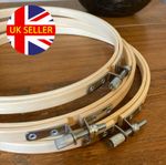 Cross Stitch Hoop Embroidery Hoops Bamboo Circle Ring 3" 4" 5" 6" 7" 8" 9"