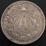 🇲🇽 1944 Mexico 1 Peso Silver 0.720 Un Peso Libertad Eagle Mexican Coin