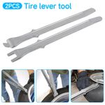 2Pc 16" Motorcycle Tire Bead Breaker Tyre Lever Set Steel Change Tool Heavy duty