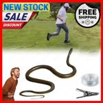 Fake Rubber Snake Prank Toy with String Clip On Realistic Joke Gift Funny UK