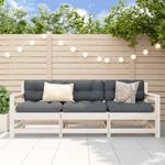 Garden Middle Sofa Outdoor Sofa Sectional Sofa Unit Solid Wood Pine Tanburo