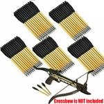 60PCS 6.25" Shooting Bolts for Hunting Shooting Target Auminium Arrows Steel Tip