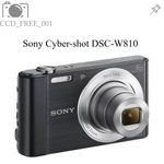 Sony Cyber-shot DSC-W810 20.1MP 6X Compact Digital Camera Black 85% - 90% New