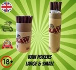 RAW WOODEN POKER | Pokers| Small | Large | Smoking | For Rolling | Tool | Smoker
