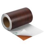 4"x33Ft Wood Grain Tape for Door Floor Rose Wood Self Adhesive Repair Patch