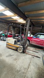 Yale Electric Counterbalance Forklift Truck, Solid Rubber Tyres