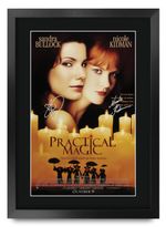 Practical Magic Sandra Bullock, Nicole Kidman Poster Signed Print for Movie Fans