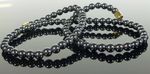 STRONG MAGNETIC HEMATITE NECKLACE 6mm beads- ARTHRITIS PAIN HEALING