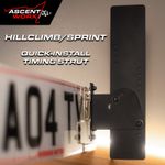 V2 - Adjustable Timing Strut – Number Plate Mount – MSUK Hillclimb & Sprint