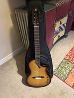 Martinez Hispania  Hybrid Classical Guitar,  Cognac + gig bag RRP £549