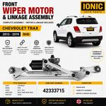 Chevrolet Trax Front Windscreen Wiper Motor Linkage Assembly 2013-2017