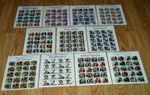 Set of 11 Full Sheets: LEGENDS OF AMERICAN MUSIC SERIES, US Postage Stamps, USA
