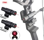 2x Archery Red Dot Laser Sight Scope for Compound Recurve Bow Crossbow Hunting +