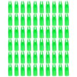 60 Pcs 7mm Archery Arrows Nocks Plastic Glue on Arrow Nock Green