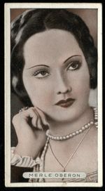 Tobacco Card, Ardath, FAMOUS FILM STARS, 1934, Merle Oberon, #33