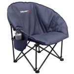 MoverX Lightweight Moon Camping Chair - Blue, Capacity 150kg