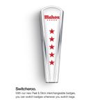 PerfectDraft aluminium handle with interchangeable Mahou badge