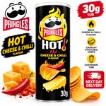 Pringles Hot Cheese & Chilli Crisps 160g Tub Spicy Snack Next Day Delivery UK