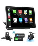 7 Inch Carplay Monitor, BT/FM/TF/CARPLAY/ANDROID AUTO, Reverse Camera MirrorLink