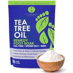 Tea Tree Foot Soak Oil Antifungal Foot Soak with Epsom Salt & Mint 400g
