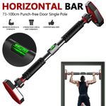 Doorway Pull Up Bar Adjustable Chin Up Exercise Bar No Drilling Home Gym Fitness