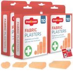 440 Assorted Fabric Plasters Breathable Flexible Adhesive First Aid Wound Care