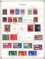BAHAMAS 1938-1981 COLLECTION OF 375+ STAMPS ON SCOTT ALBUM PAGES MOSTLY MINT