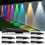 Solar Powered Door Fence Wall Lights LED Outdoor Garden Patio Decorative Lamp