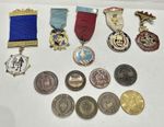 VTG SCOTTISH MASONIC COINS MEDALS~203~971~520~668~244~76~Royal Arch~Tokens~JeweL