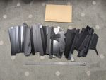 Plastic sheet styrene 2kg off cuts 0.25,0.5,1,1.5, 2 &3mm Thk HIPS Black