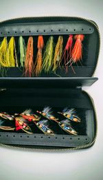 leather fly fishing wallet salmon fly trout fly leather fly wallet fly fishing 